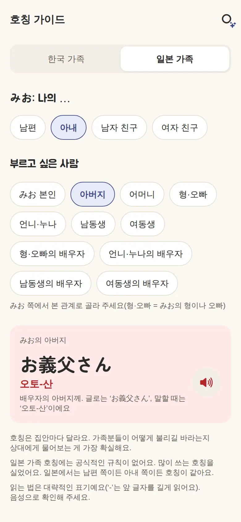 호칭 가이드(상대 아버지를 부르는 말과 읽는 법)